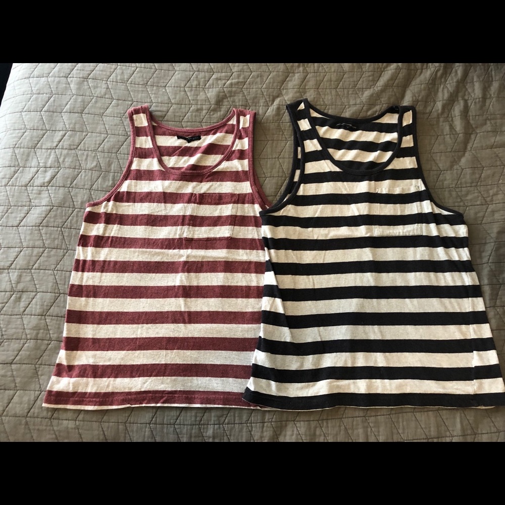 Lot of 2 Forever21 Mens Tank Tops - SIZE M&L
